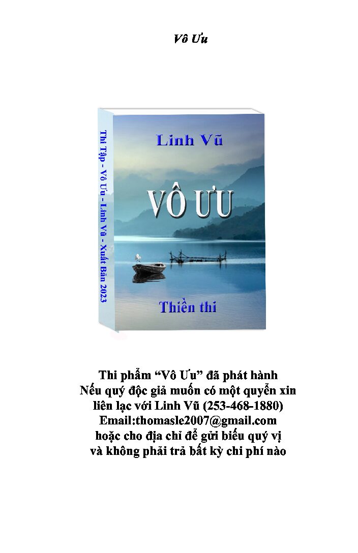Thi phẩm “Vô Ưu” đã phát hành