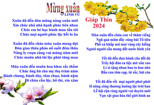 Mừng xuân Giáp Thìn 2024