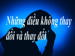 Những điều không thay đổi và thay đổi
