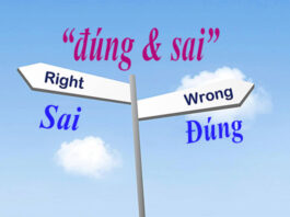 Thế nào là “đúng và sai”?